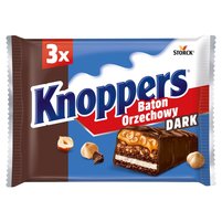 Knoppers Baton orzechowy Dark 120 g (3 x 40 g)