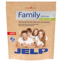 JELP Family Sensitive Hipoalergiczne kapsułki do prania do białego i kolorów 630 g (30 x 21 g)
