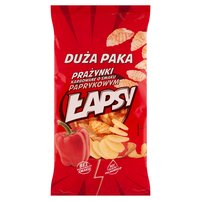 Łapsy Prażynki karbowane o smaku paprykowym 110 g