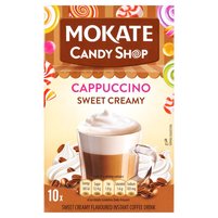 Mokate Candy Shop Cappuccino o smaku śmietankowym 220 g (10 x 22 g)