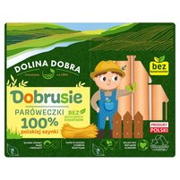 Dolina Dobra Dobrusie Parówki 100 % polskiej szynki 160 g (2 x 80 g)