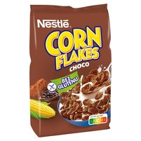 Nestlé Corn Flakes Choco Płatki śniadaniowe o smaku czekoladowym 250 g