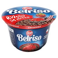 Zott Belriso Deser mleczny o smaku wiśniowo-czekoladowym z ryżem i sosem 200 g
