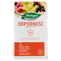 Herbapol Odporność Suplement diety herbatka ziołowo-owocowa 40 g (20 x 2 g)