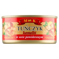 MK Tuńczyk kawałki w sosie pomidorowym 170 g