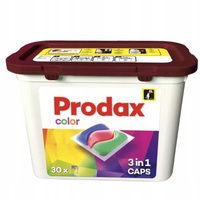 Prodax kapsułki do prania tkanin kolorowych 3in1 30szt 450g