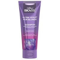 Biovax Ultra Violet Intensywnie regenerujący szampon tonujący do włosów blond i siwych 200 ml