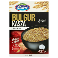 Melvit Premium Kasza bulgur 400 g (4 x 100 g)