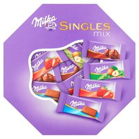 Milka Singles Mix Mieszanka czekoladek mlecznych 138 g