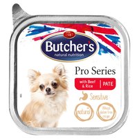 Butcher's Pro Series Karma dla psów pasztet z wołowiną i ryżem 100 g