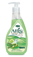 Attis Natural mydło w płynie Oliwka i Ogórek 400ml