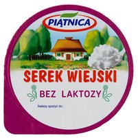 Piątnica Serek wiejski bez laktozy 200 g