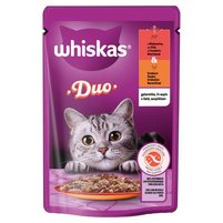 Whiskas Duo Mokra karma dla kotów galaretka z wołowiną & drobiem  85 g