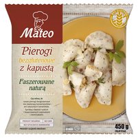 Mateo Pierogi z kapustą bezglutenowe 450 g