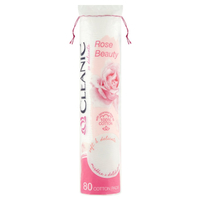 Cleanic Rose Beauty Płatki kosmetyczne 80 sztuk