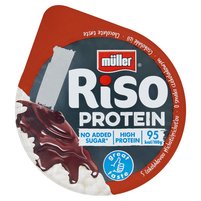 Müller Riso Protein Deser mleczno-ryżowy z sosem o smaku czekoladowym 180 g