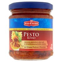 Podravka Smak kuchni śródziemnomorskiej Pomidorowy sos pesto 190 g