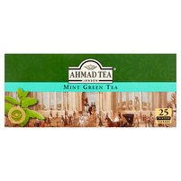 Ahmad Tea Herbata zielona o smaku mięty 50 g (25 torebek)