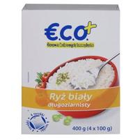 €.C.O.+  Ryż biały długoziarnisty 4x100g 400g