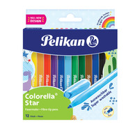 PELIKAN Flamastry Colorella Star 12 kolorów