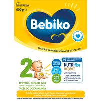 Bebiko 2 Mleko następne dla niemowląt powyżej 6. miesiąca życia 600 g