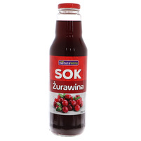 NATURAVENA SOK Z ŻURAWINY 100% 750ML