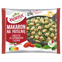 Hortex Makaron na patelnię gnocchi ze szpinakiem i sosem 450 g