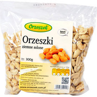 ORZESZEK ORZECHY ZIEMNE SOLONE 300G