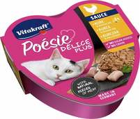 Vitakraft cat poesie Delice kurczak z olejem z łososia 85g