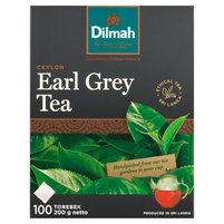 Dilmah Ceylon Earl Grey Tea Czarna herbata aromatyzowana 200 g (100 x 2 g)