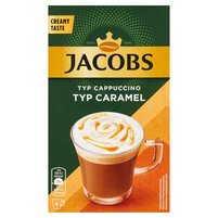 Jacobs Typ Cappucino Typ Caramel Rozpuszczalny napój kawowy 96 g (8 x 12 g)