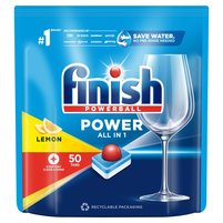 FINISH Tabletki do zmywarki Power All-in-1 Lemon 50 szt.