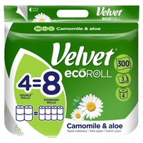 Velvet ecoRoll Camomile & Aloe Papier toaletowy 4 rolki