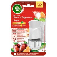 Air Wick Essential Oils Elektryczny odświeżacz i wkład owocowa sangria z przyprawami 19 ml