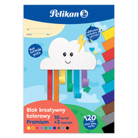 Pelikan Blok kreatywny kolorowy A4