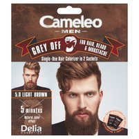 Cameleo Men Grey Off Jednorazowy koloryzator do włosów 5.0 jasny brąz