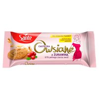 Sante Ciasteczka owsiane z żurawiną 135 g