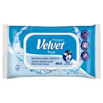 Velvet Pure Nawilżany papier toaletowy 48 sztuk