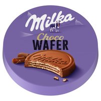 Milka ChocoWafer Wafel z nadzieniem kakaowym oblany czekoladą mleczną z alpejskiego mleka 30 g