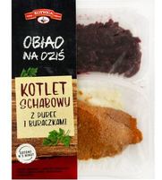 Kotwica kotlet schabowy z puree i buraczkami 400g