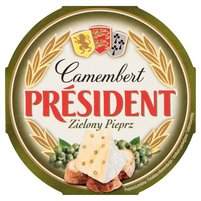 PRESIDENT CAMEMBERT ZIELONY PIEPRZ 120