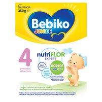 Bebiko Junior 4R Odżywcza formuła na bazie mleka dla dzieci powyżej 2. roku życia 350 g