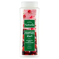 Joanna Naturia Szampon z odżywką 2w1 wiśnia 500 ml