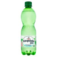 Staropolanka 800 Naturalna woda mineralna średniozmineralizowana gazowana 500 ml