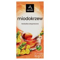 Astra Herbatka ekspresowa miodokrzew 30 g (20 x 1,5 g)