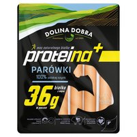 Dolina Dobra Proteina+ Parówki 100 % polskiej szynki 200 g