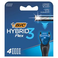 BiC Hybrid Flex 3 3-ostrzowe wkłady do maszynki do golenia 4 sztuki