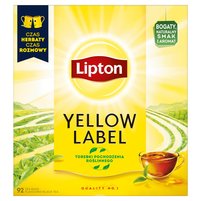 Lipton Yellow Label Herbata czarna 184 g (92 torebki)