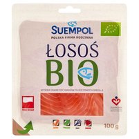 Suempol Łosoś Bio  wędzony plastrowany 100 g