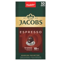 Jacobs Espresso Intenso Kawa mielona w kapsułkach 52 g (10 sztuk)